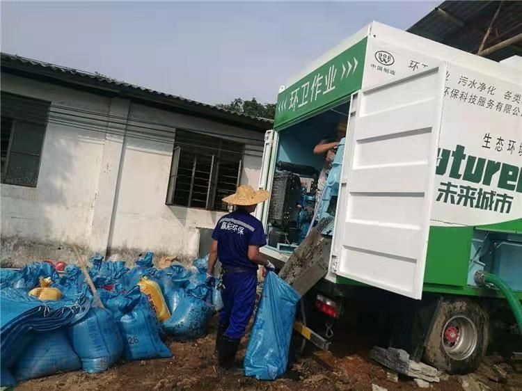 通江工业污泥压干处理